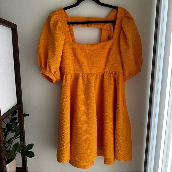 FREE PEOPLE Violet Puff Mini Dress - Picture 2 of 6